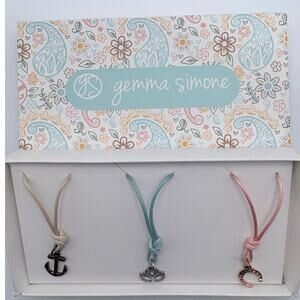 Gemma Simone Set of Three Convertible Necklace/Bracelets